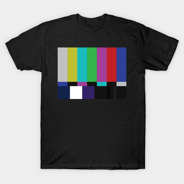 Color Bars T-Shirt by albinochicken